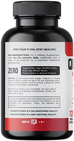 Quercetin with Vitamin C and Zinc - Quercetin 500mg - Quercetin with Bromelain - Zinc Quercetin - Stinging Nettle -120 Veggie Caps. Quercetin Supplements + Vitamin D3 (Non-GMO, Gluten-Free, Vegan)