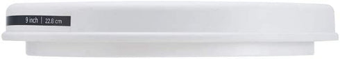 Copco Non-Skid Pantry Cabinet Lazy Susan Turntable, 9-Inch, White/Green