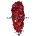 KARIZMA Holographic Vamp Glitter. 10g Chunky Face Glitter, Hair Glitter, Eye Glitter and Red Body Glitter for Women. Rave Glitter, Festival Accessories, Cosmetic Glitter Makeup. Loose Glitter Set