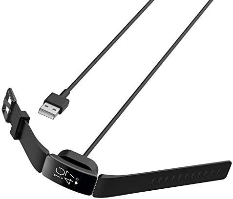 Compatible with Fitbit Ace 2/ Inspire Charger 3.3ft/100cm Replacement USB Charging Charger Cable for Ace 2/ Inspire/ Inspire HR Charger Cord Dock Adapter for ACE 2 Bands for kids