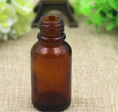6PCS 15ML Empty Brown Glass Sprayer Nasal Bottle Empty Travel Refillable Aromatherapy Perfume Bottles For Cosmetic Nasal Irrigation Spray Saline Water Applications