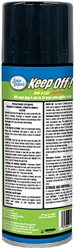 Four Paws Keep Off! Dog and Cat Repellent Outdoors & Indoors Spray