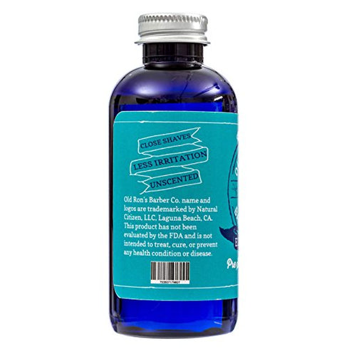 Electric Pre-Shave Splash - Unscented - 4 Oz Bottle