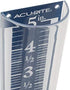 AcuRite 5" Capacity Easy-to-Read Magnifying Acrylic, Blue (00850A2) Rain Gauge