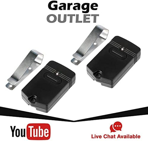 2 for Mighty Mule Gate Opener Remote Garage (FM134 FM135 RB74)