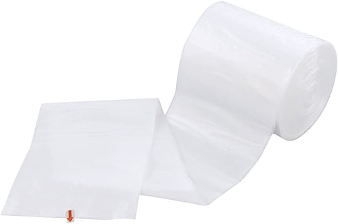 Idomy 8 Gallon Clear Kitchen Trash Bags, 100 Counts
