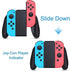 HEYSTOP Grip Compatible with Nintendo Switch/Switch OLED Joy-Con, 3 Pack, Wear Resistant Game Switch Controller Handle Case Kit for Nintendo Switch Joy Con, Black