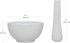 Apothecary Products Mortar and Pestle Bowl | Mixer and Grinder for Medicine | Porcelain | 4 Oz