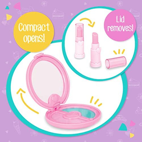 Play Circle by Battat – Princess Purse Style Set – Pretend Play Multicolor Handbag and Fashion Accessories – Toy Makeup, Keys, Lipstick, Credit Card, Phone, and More for Kids Ages 3 and Up (8 pieces)