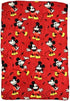 UPD Mickey Mouse Fleece Throw Blanket Mickey Cartoon Character Fleece Throw Blanket for Girls & Boys, Soft & Cozy Plush Lightweight Fabric, Bedroom Decor Kids Throw Blanket - Size 45x 60