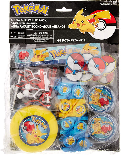 Pokemon Mega Mix Party Favors | 48 Pcs.