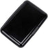 ELFISH RFID Blocking Credit Card Protector Aluminum ID Case Hard Shell Business Card Holders Metal Wallet for Men or Women (Black)