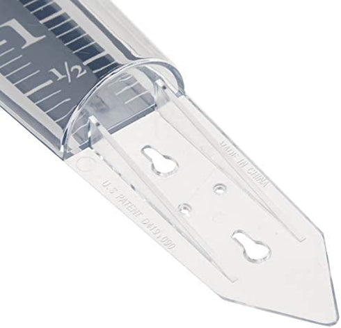 AcuRite 5" Capacity Easy-to-Read Magnifying Acrylic, Blue (00850A2) Rain Gauge