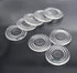 Clear Glass Table Top Bumpers,Soft Material,to Control The Movement of Glass Table Top. Plastic Bumper for Table Glass Top,Rubber Bumper Pads,Glass Table Top Suction Pad.50 Count.