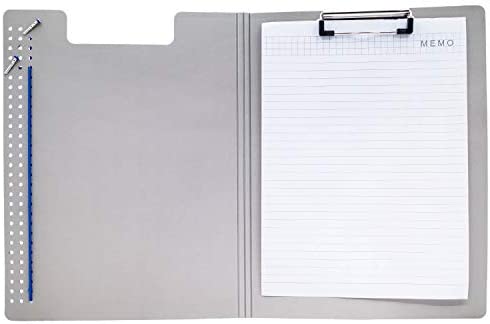 Foldable Clipboard, Enclosed Clipboards Folio,360 Degree Flip Folio Clipfolio,Closing Clipboard Padfolio, Used for Nurse Clipboard and Office Arch Clipboard,Colorful Covered Clipboard. (Blue, Upper)
