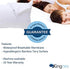 Kingnex Feather Proof Pillow Protectors King Size with Zipper Set of 2 - 100% Waterproof - Down Proof - Bamboo Terry Surface