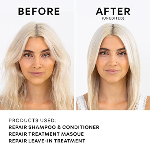 NatureLab Tokyo Perfect Repair Treatment Masque: Heat and Color Protection, Hair Mask Treatment to Strengthen and Repair Dull, Damaged, Brittle Hair I 6.7 FL OZ / 200ml