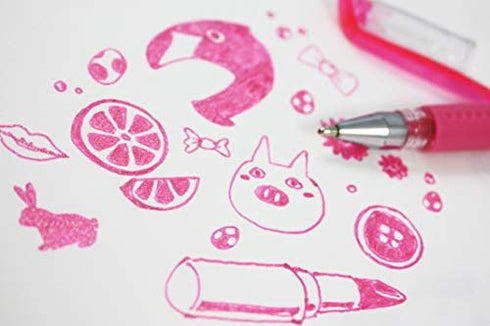 Sargent Art 24 Count Pink Glitter Gel Pens, Non-toxic, Magical Ink Pens, Art Marker Pens For Drawing, Journaling, Doodling, Adult Colouring Books