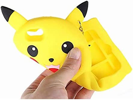 TopSZ Yellow Pikacu Case for iPhone 7/8/SE 2022/2020,3D Cartoon Animal Cover,Girls Kids Teens Boys Man Animated Cool Fun Cute Kawaii Soft Funny Unique Character Cases for iPhone 7/8/SE 2022/2020 4.7"