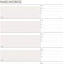 Day Runner Telephone and Address Pages, Refill, Loose-Leaf, Undated, for Planner, 8-1/2" x 11", Size 5, 30 Sheets/Pack (018-230)