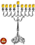 Round Floating Wicks - 50 Count (Approx.), Large Cotton Wicks and Cork Disc Holders for Oil Cups - Bonus Wick Removal Tweezers - by Ner Mitzvah