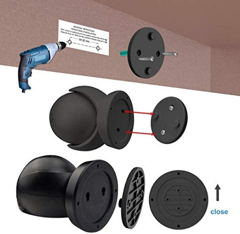 BIGLIGHT Battery Operated Motion Sensor Spotlight, Wireless LED Flood Light Outdoor, Super Bright Waterproof Security Lighting, Motion Uplight for Wall Front Door Shed Hallway, 200 Lumens