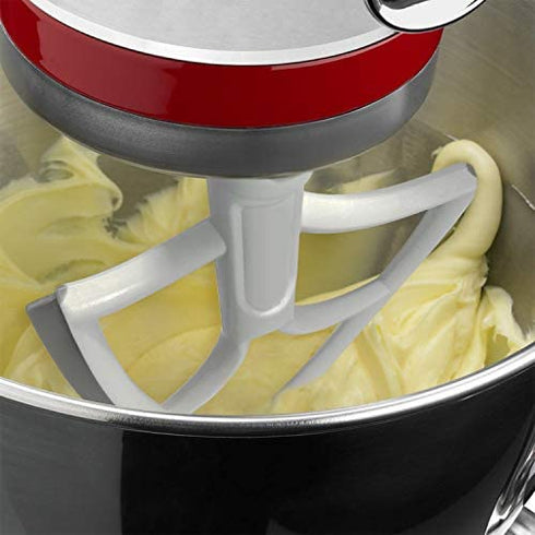 6 Quart Kitchen Aid Mixer Attachments, Flex Edge Beater Paddle with Scraper for 6 QT Bowl-lift Kitchen Aid Stand Mixer, 6 QT Mixer Accessory Replacement.