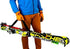 StoreYourBoard Set of (1) Ski and Boot Carrier Straps & (1) Ski and Ski Pole Carrier, Adjustable Shoulder Straps, Hands Free Easy Transport, Hook and Loop Wraps