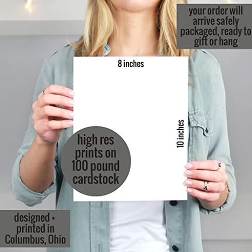 Everyone Is Welcome Here Inclusion Poster LGBT Pride Wall Hanging Print | Queer LGBTQ+ Unframed Giftable Art 10 in wide x 8 in tall Paper Cardstock(1 Small Print)