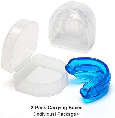 Coolrunner Double Braces Mouth Guard, Mouth Guard Sports, Athletic Mouth Guards, Youth Mouthguard for Upper and Lower Teeth Protection, No Boiling Required for Youth, Teenager and Ad