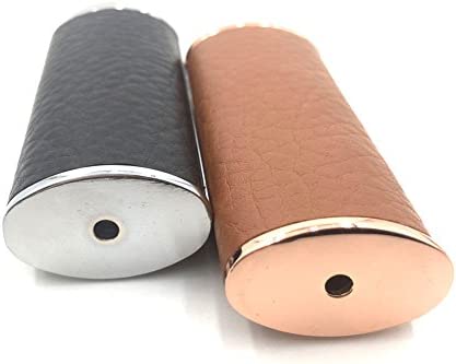 Lucklybestseller 2PCS Set Metal Leather Lighter Case Cover Holder for BIC Full Size Lighter J6