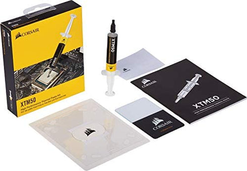 Corsair XTM50 High Performance Thermal Compound Paste | Ultra-Low Thermal Impedance CPU/GPU | 5 Grams | w/applicator