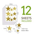 Star Wall Decal DIY Cute Wall Sticker, Vinyl Peel and Stick Wallpaper Removable Waterproof, Decor for Nursery Baby Kids Girl Teen Bedroom Living Room(108 Decals)