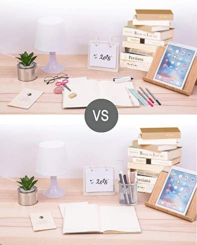 Qualsen Pen Holder for Desk 4 Pack, Mesh Desk Organizer Pencil Holder for Desk, Mesh Pen Holders Office Pen Organizer Silver, 4 Pack