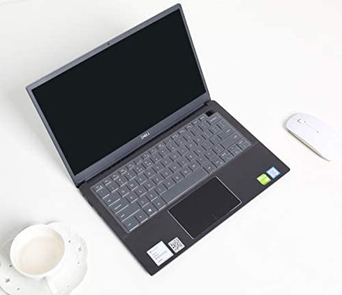 CaseBuy Keyboard Cover for 2019 Dell Inspiron 2-in-1 13.3" 7390 i7390 i7391 Laptop, Ultra Thin Soft-Touch TPU Keyboard Skin for New Dell Inspiron 13 7000 7390 7391 13.3 inch Laptop