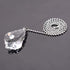 longsheng Clear Crystal Prism Drop Dazzling Crystal Ceiling Fan Pull Chain Pull Chain Extension with Connector for Ceiling Light Fan Set of 4 with Gift Box