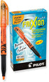 PILOT FriXion Light Erasable Highlighters, Chisel Tip, Orange Ink, 12-Pack (46504)