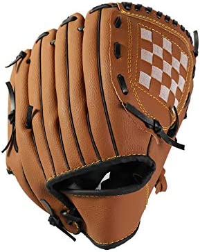 BiJun Baseball Glove, Softball Gloves, TeeBall Mitt Left Hand Glove, Right Hand Throw, Fit for Adult/Youth/Kids/Children's Beginner or Infielder
