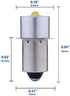 JOMITOP 18v 19.2v 6v 9v 12v 24v Volt Led Flashlight Bulb Led Upgrade Bulb for Ryobi Milwaukee Craftsman 6-24 V Bulb Replacement for Maglite Flashlight DC Led Conversion Kit