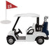 Golf Cart Cake Topper & 12 Pack Golf Balls Cupcake Rings