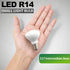 E17 R14 LED Bulb, 4W (40W Equivalent) Mini Reflector Floodlight Light Bulb, E17 Intermediate Base, Daylight White 5000K, 400 Lumens, Dimmable, Pack of 6