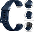 PACK 3 Silicone Bands for Fitbit Inspire HR & Fitbit Inspire 2 & Fitbit Inspire & Ace 2 Replacement Wristbands for Women Men Small Large (Small: for 5.5"-7.9"wrists, Black+Navy Blue+Gray)