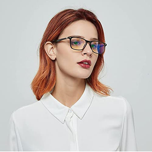 Henotin 2 Pack Blue Light Blocking Progressive Multifocus Reading Glasses for Women Men,Progressive Readers with Spring Hinge (Multicolor, 2.25)