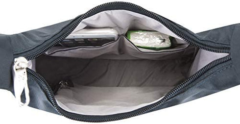 Travelon Anti-Theft Classic Essential Messenger Bag, Midnight, One Size