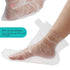 Segbeauty Paraffin Bath Liners for Foot, 200 Counts Plastic Foot Covers, Booties for Feet Thermal Foot Liners, Therabath Foot Protectors with 200 Stickers for Snug Closure, Wax Therapy Foot Bags