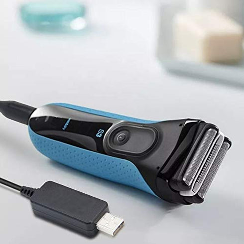 12V USB Shaver Charger for Series 1, Series 3, Series 5, Series 6, Series 7, Series 9, Replacement for 3000s, 3010s, 3040s, 310s, 6020s, 6075cc, 7893s, 9290cc, 9293s Electric Razor Power Cord