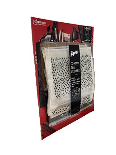 Makeup And Accessory Bags, Contain The Clutter, Use in Gym, Airport, Poolside, Desk, Date Night, Brushes, Lotion (15 Designs Bags) (Chic Collection)