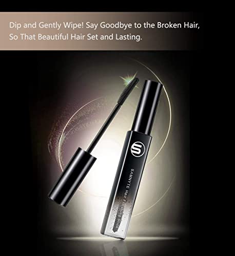 Samnyte Hair Finishing Stick, 2 Pack × 0.7 Fl.Oz Hair Mascara for Flyaway Hair Shaping Feel Cream Moisturizing Not-greasy Flash Moment Broken Hair finishing Stick Bangs Styling Gel