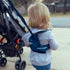 Toddler Leash & Harness for Child Safety - Keep Kids & Babies Close - Padded Shoulder Straps for Children's Comfort - Fits Toddlers w/ Chest Size 14-25 Inches - Kid Keeper by Mommy's Helper (Blue)