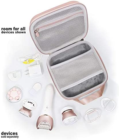 Women's Epilator Case for Philips Satinelle Advanced Wet & Dry Epilator, Prestige Bre650, Deess Permanent Hair Removal, Flawless Legs Women Hair Removal, Braun SIL-epil9 9-579